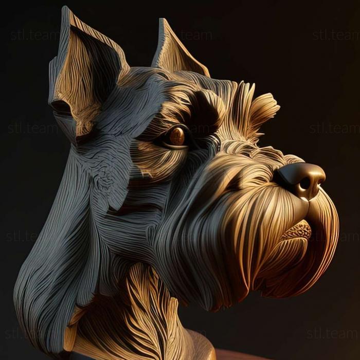 Zwergschnauzer dog